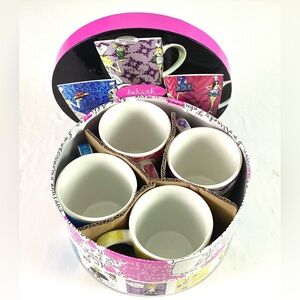 New Delish-“Just Desserts”-coffee mugs-set of 4
